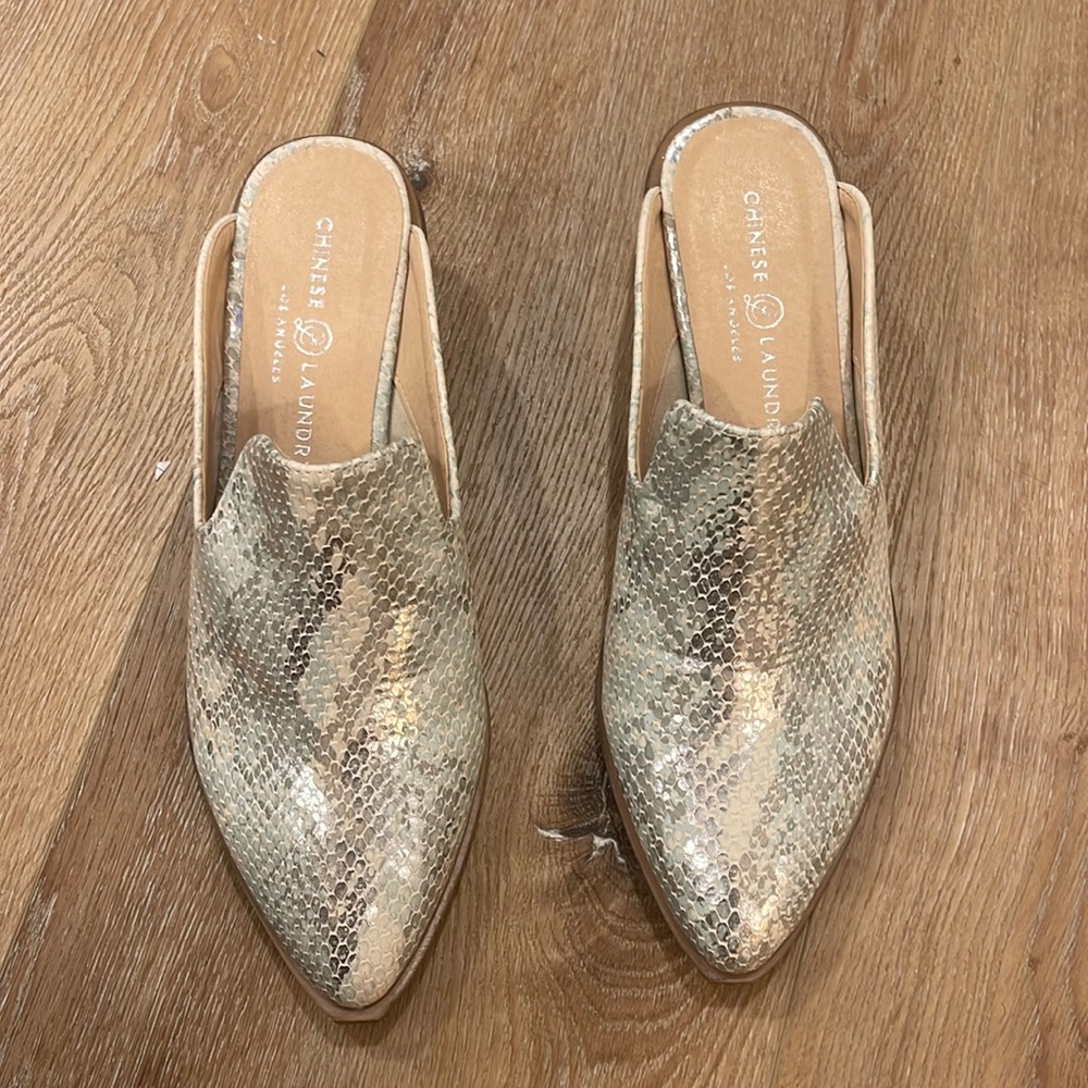 New-Chinese Laundry Marnie printed slip-on mule